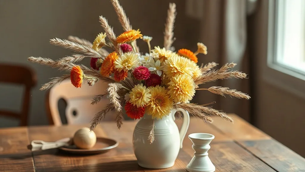 Droogbloemen in retrotinten: zo stel je zelf een warm boeket samen